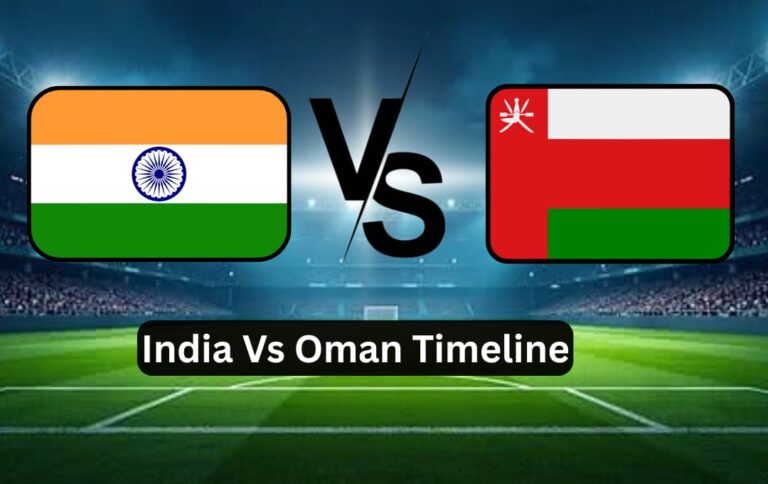 Oman vs India Timeline