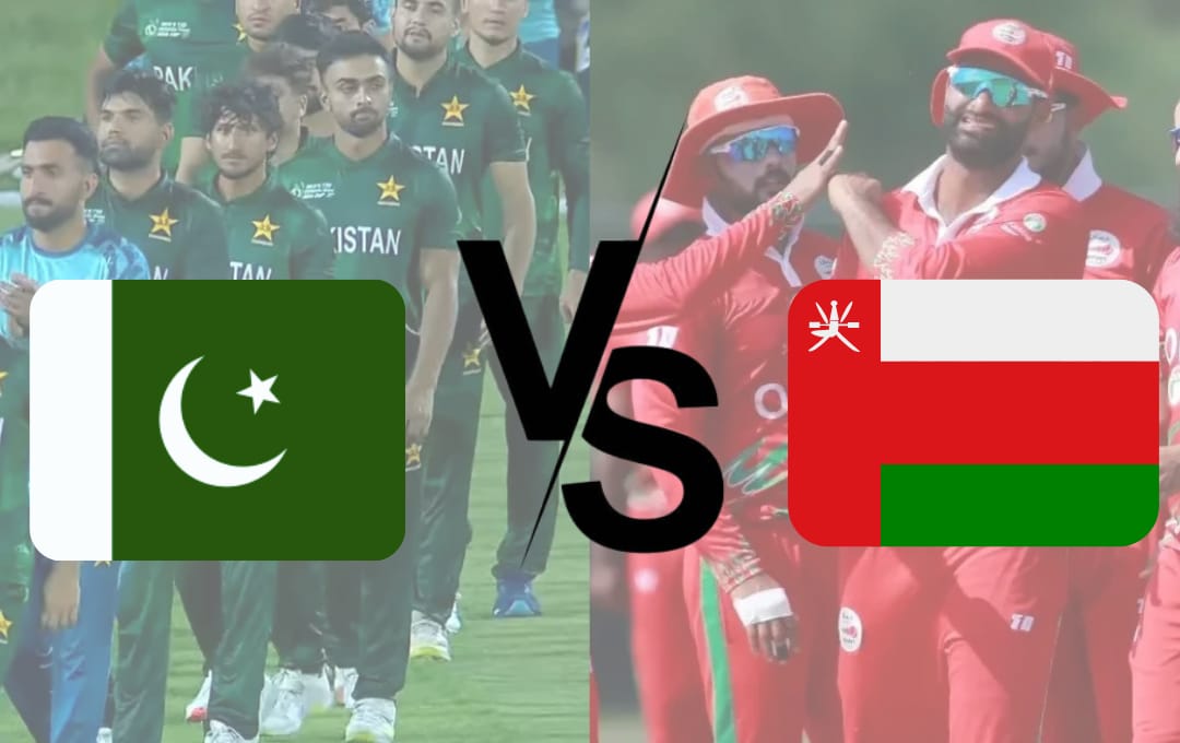 Pakistan National Cricket Team vs Oman National Cricket Team Timeline