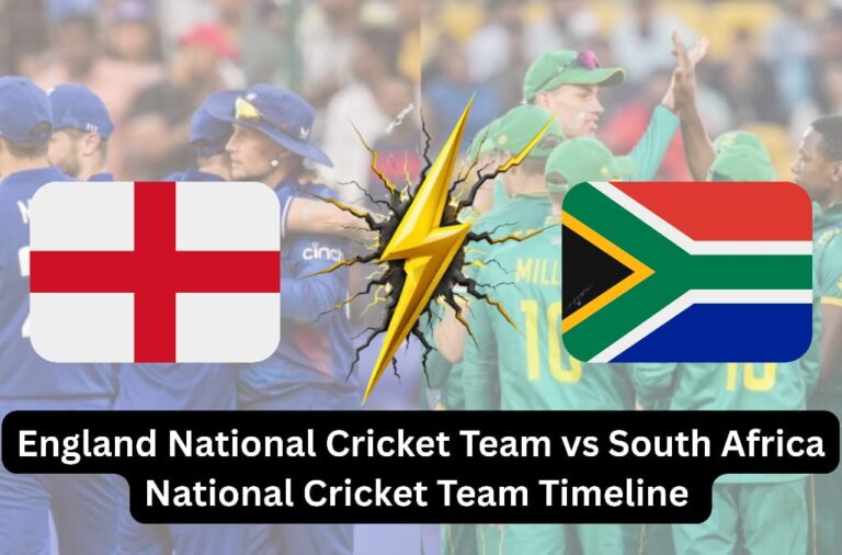 South Africa National Cricket Team vs England National Cricket Team Timeline