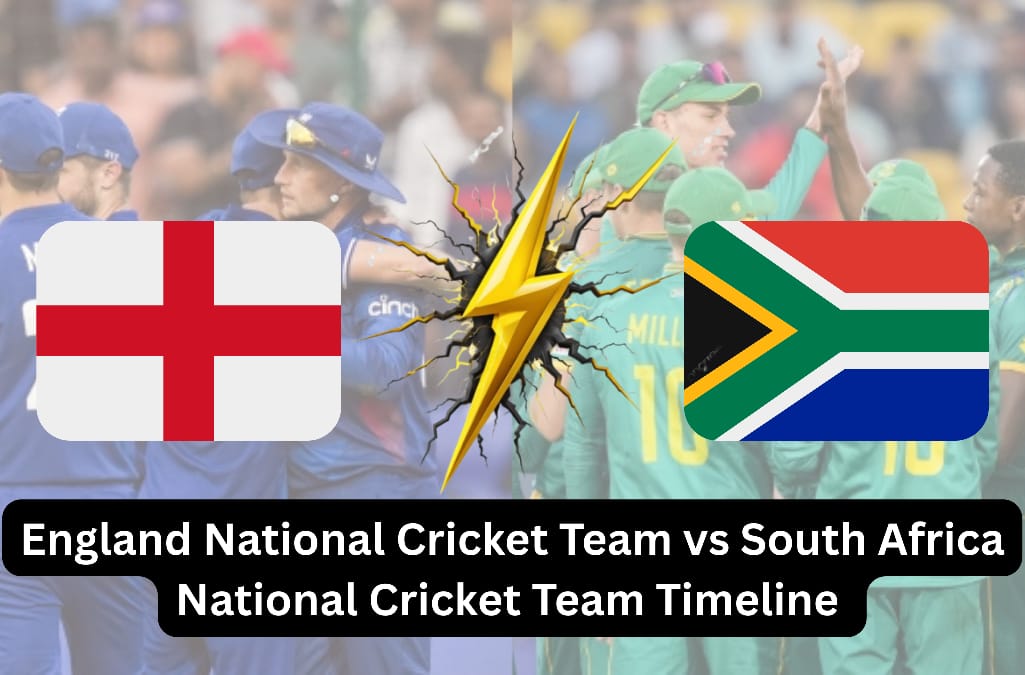 South Africa National Cricket Team vs England National Cricket Team Timeline