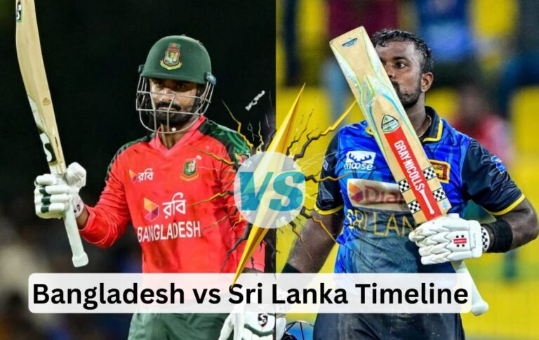 Bangladesh vs Sri Lanka Timeline