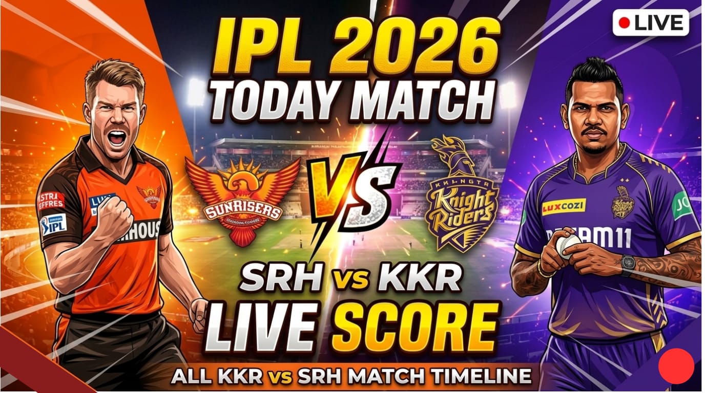 Hyderabad vs Kolkata Today Match