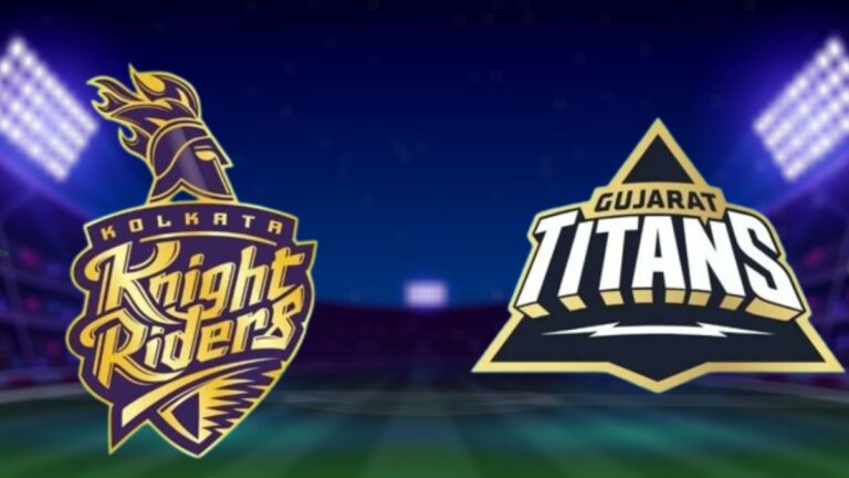 Gujarat Titans vs Kolkata Knight Riders Timeline